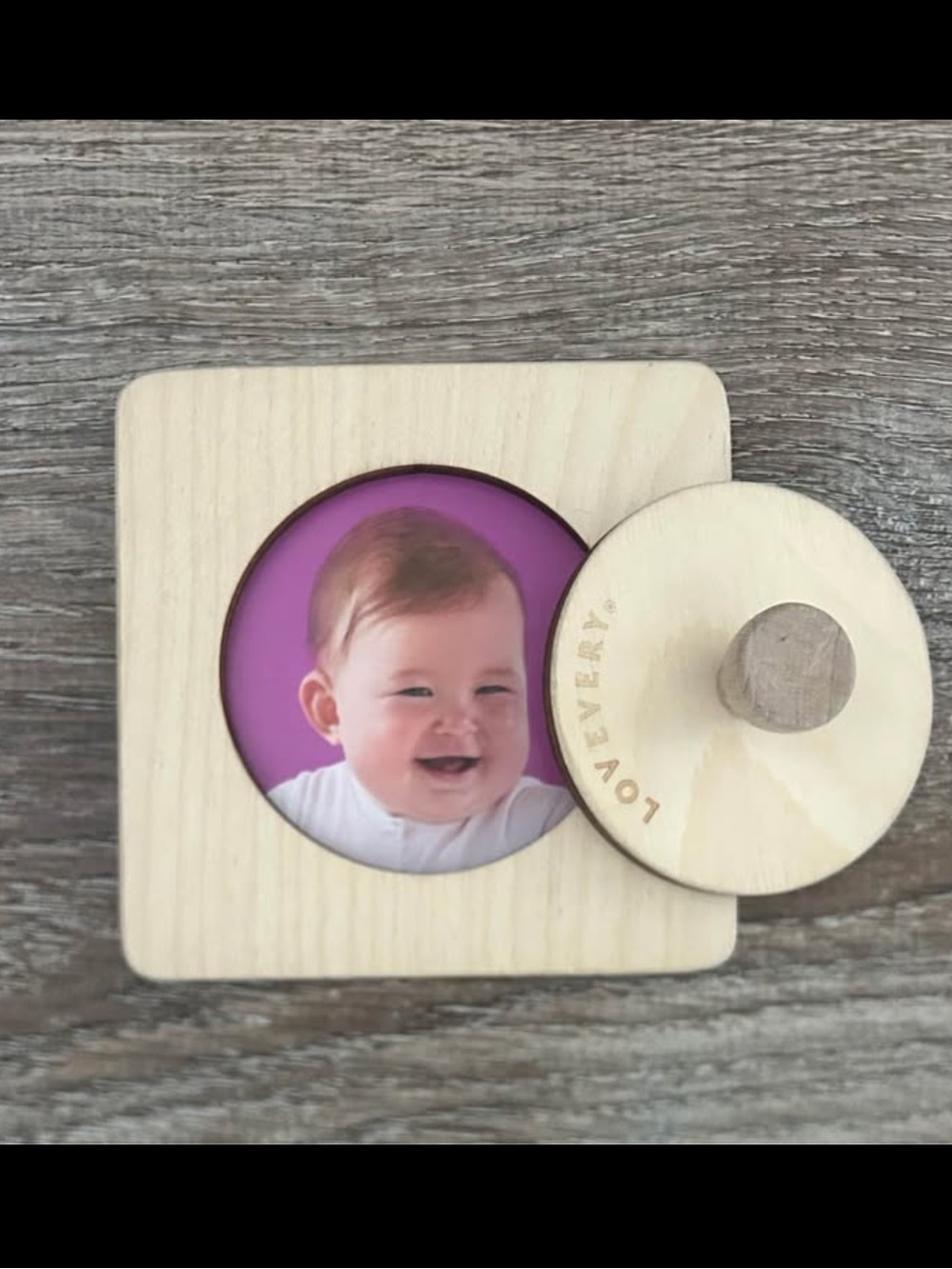 LOVEVERY FIRST PUZZLE - WOOD MONTESSORI PINCER GRASP PUZZLE
